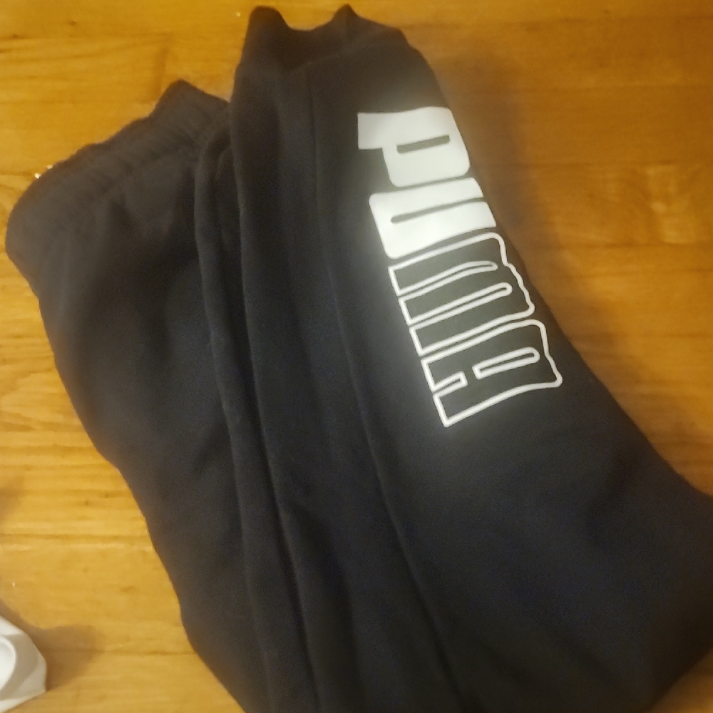 PUMA Kids Black Sweatpants